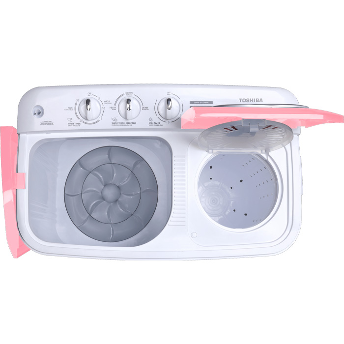 Toshiba Mesin Cuci 2 Tabung Twin Tube E06 Series 8.5 Kg - VH-H95MN-(WR) | VHH95MN(WR)